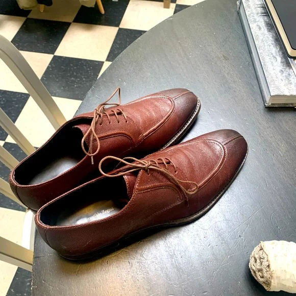 Ermenegildo Zegna | Shoes | Zegna Split Toe Shoes Pebbled  display picture 1